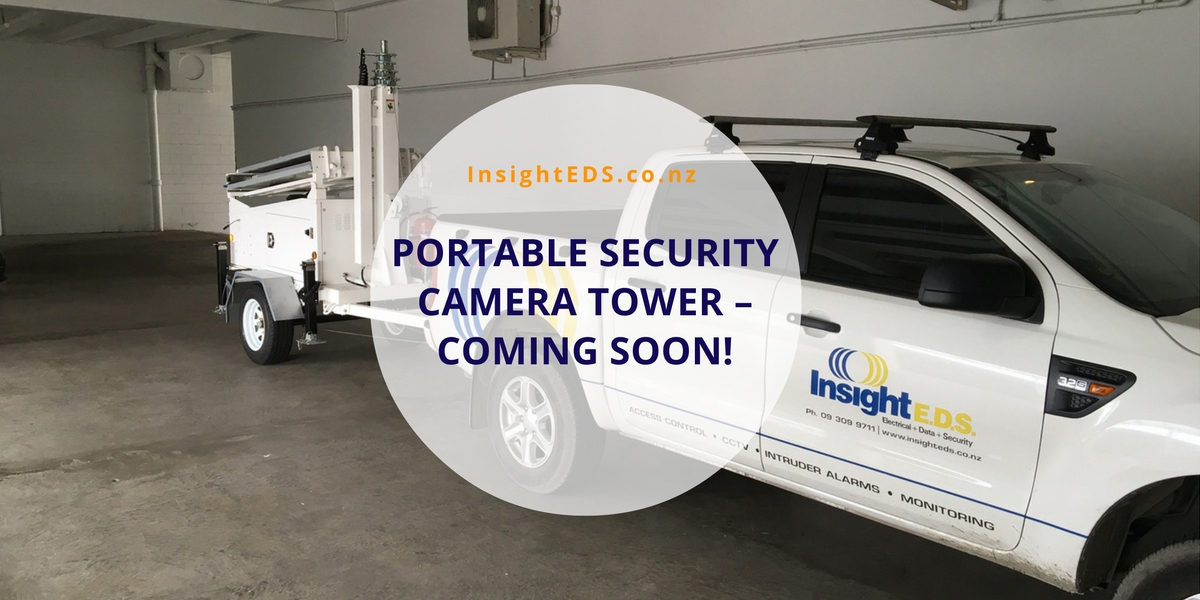 Portable Security Camera Tower.