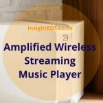 Amplified Wireless Streaming Music Player