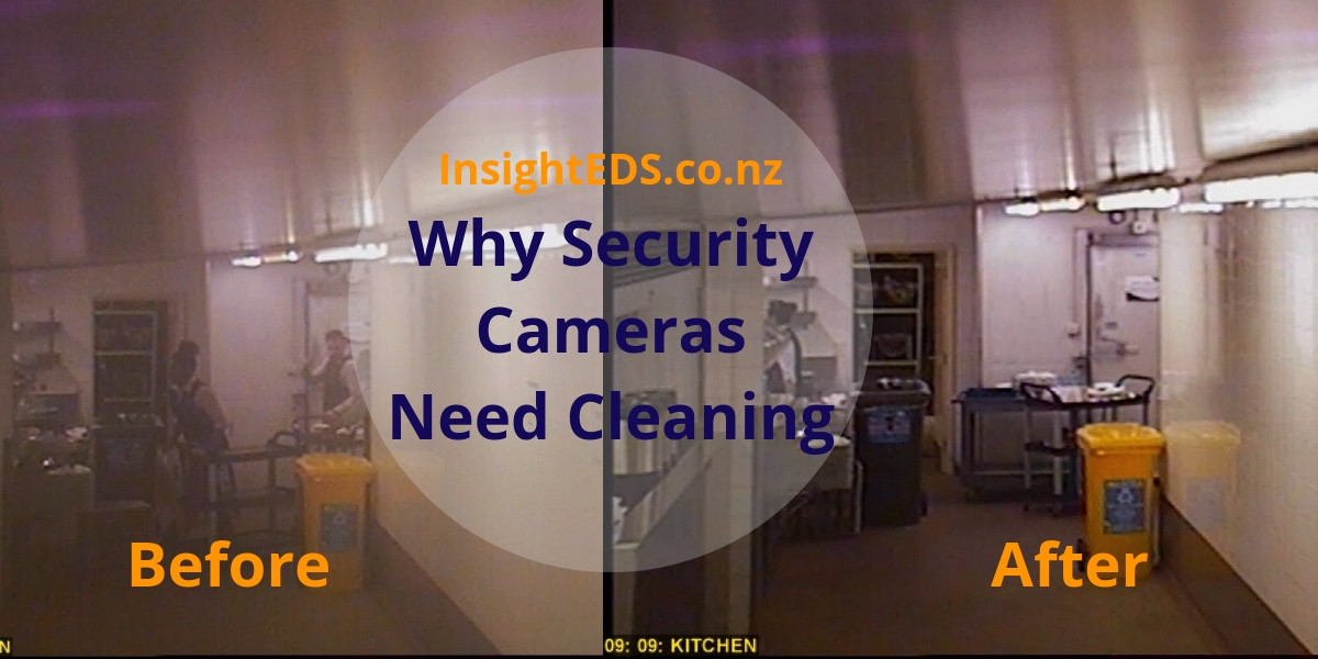 Security Cameras need Cleaning