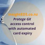 Protege GX access control with automated card expiry